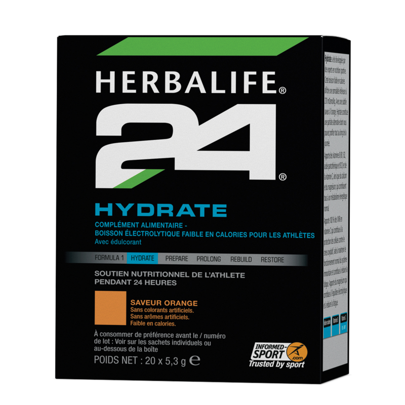 Herbalife 24 - Hydrate Orange 20 sachets de 5,3 g